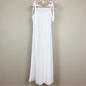 The Lady & The Sailor Eyelet Maxi Slip Dress